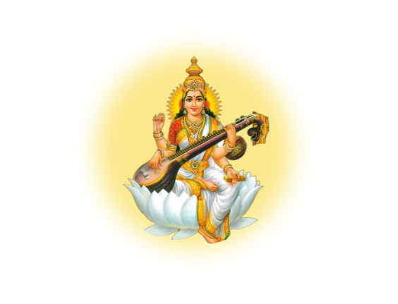 Goddess Saraswathi — embodiment of wisdom, music and learning